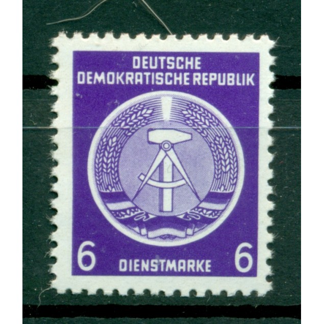 Germania - RDT 1954 - Y & T n. 2 francobolli di servizio - Stemmi (Michel n. 2 x)