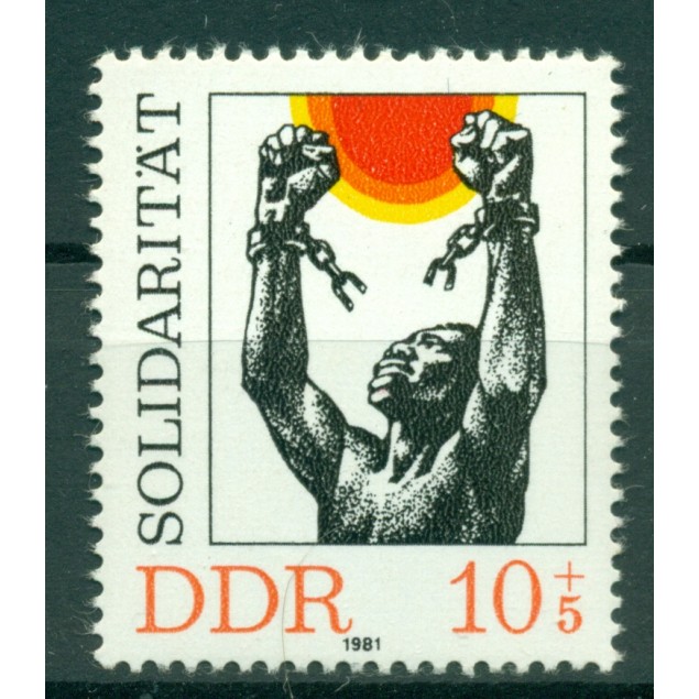 Germany - GDR 1981 - Y & T n. 2302 - International solidarity (Michel n. 2648)