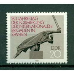 Allemagne - RDA 1986 - Y & T n. 2671 - Brigades internationales (Michel n. 3050)