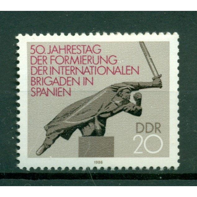 Germania - RDT 1986 - Y& T n. 2671 - Brigate internazionali (Michel n. 3050)