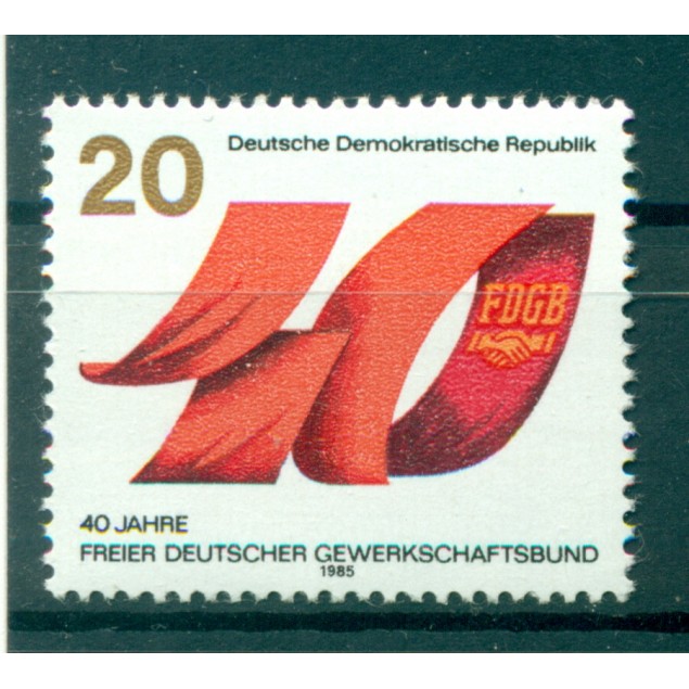 Allemagne - RDA 1985 - Y & T n. 2575 - FDGB (Michel n. 2951)