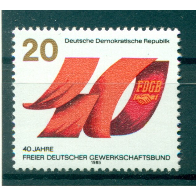 Germania - RDT 1985 - Y & T n. 2575 - FDGB (Michel n. 2951)