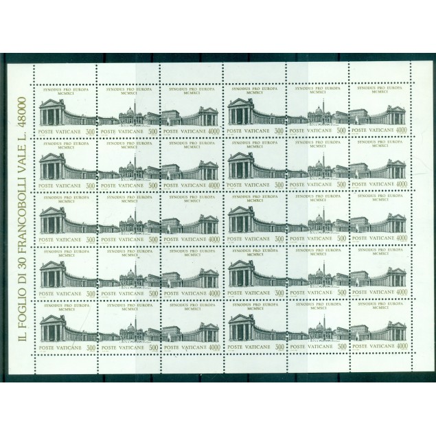 Vaticano 1991 - Mi. n. 1043/1045 - "Synodus pro Europa"