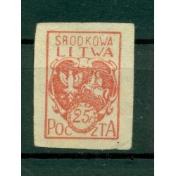 Republic of Central Lithuania 1920/21 - Y & T n. 22 - Definitve