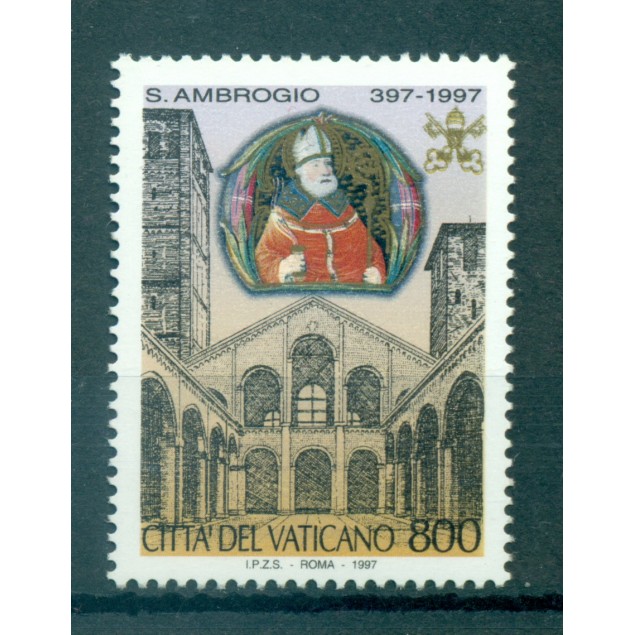 Vatican 1997 - Mi. n. 1221 - Saint Ambrose