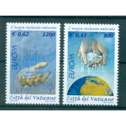 Vatican 2001 - Mi. n. 1372/1373 - EUROPA Water Protection