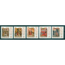 Vatican 1991 - Mi. n. 1107/1114 + 1115 Bl. 14 - Restauration des fresques de la Chapelle Sixtine