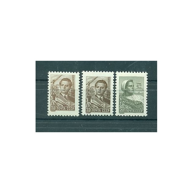 Russia - USSR 1960 - Michel n. 2327/28 I  and II - Definitive
