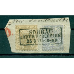 Allemagne - Confederation de l'Allemagne du Nord 1869 - Y & T n. 16/17 - Série courante (Michel n. 17/18)