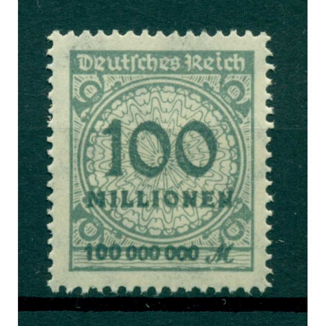 Germania - Deutsches Reich 1923 - Michel  n. 322 A P - Serie ordinaria (Y & T n. 303)