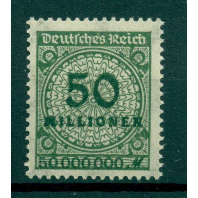 Germania - Deutsches Reich 1923 - Michel  n. 321 A W a - Serie ordinaria (Y & T n. 302)