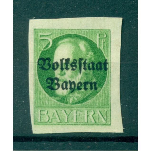 Allemagne - Bavière 1919 - Y & T n. 117 (B) - Série courante (Michel n. 117 II B)