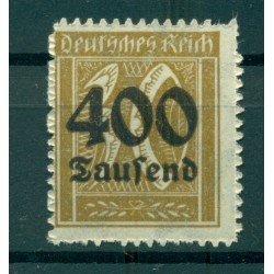 Allemagne - Deutsches Reich 1923 - Michel n. 299 - Série courante  (Y & T n. 287)