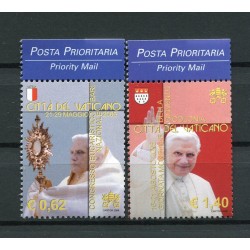 Vatican 2005 - Mi. n. 1558/1559 - "Viaggi del Papa"  Benedict XVI