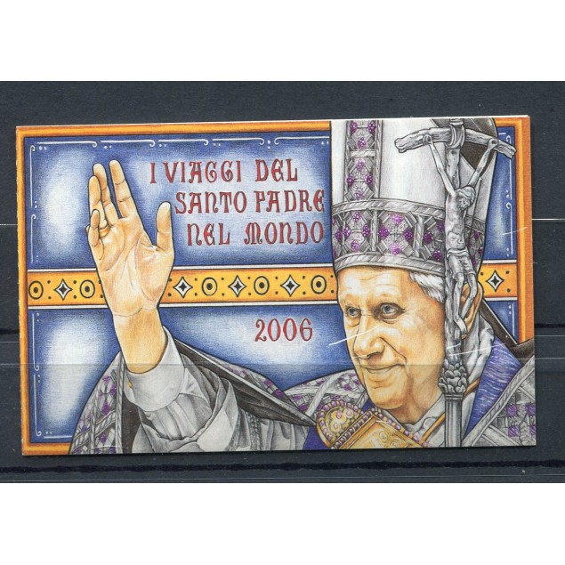 Vatican 2007 - Mi. n. 1596 MH - "Viaggi del Papa" Benedetto XVI