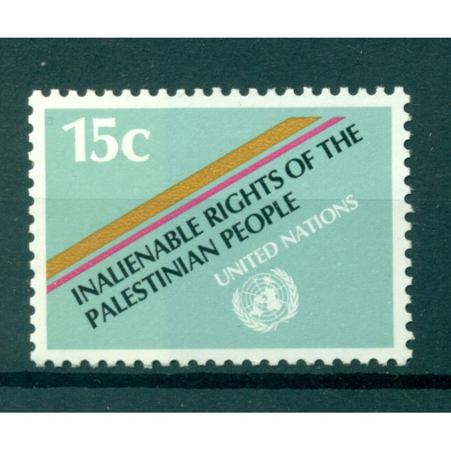 Nations Unies New York 1981 - Michel n. 366 - Les Droits inaliénables du Peuple
