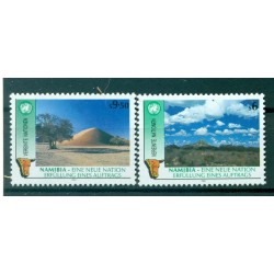 Nations Unies Vienne 1991 - Y & T n. 122/23 - Namibie