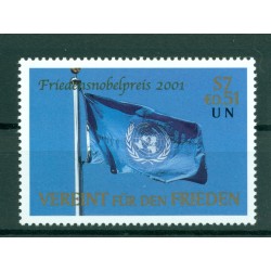 Nations Unies Vienne 2001 - Y & T n. 363 - Prix Nobel de la paix - 2001