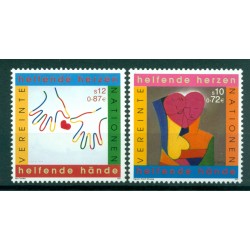 Nations Unies Vienne 2001 - Y & T n. 346/47 - Année internationale des Volontaires 2001