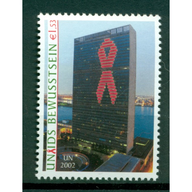 United Nations Vienna 2002 - Y & T n. 392 -  UNAIDS awareness