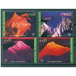 Nazioni Unite Vienna 2002 - Y & T n. 376/79 - Anno internazionale della montagna