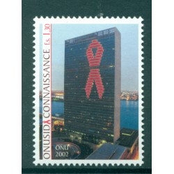 United Nations Geneva 2002 - Y & T n. 469 -  UNAIDS awareness
