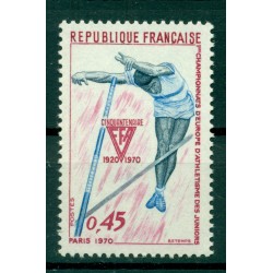 France 1970 - Y & T  n. 1650 - Championnats d'athlétisme des Juniors