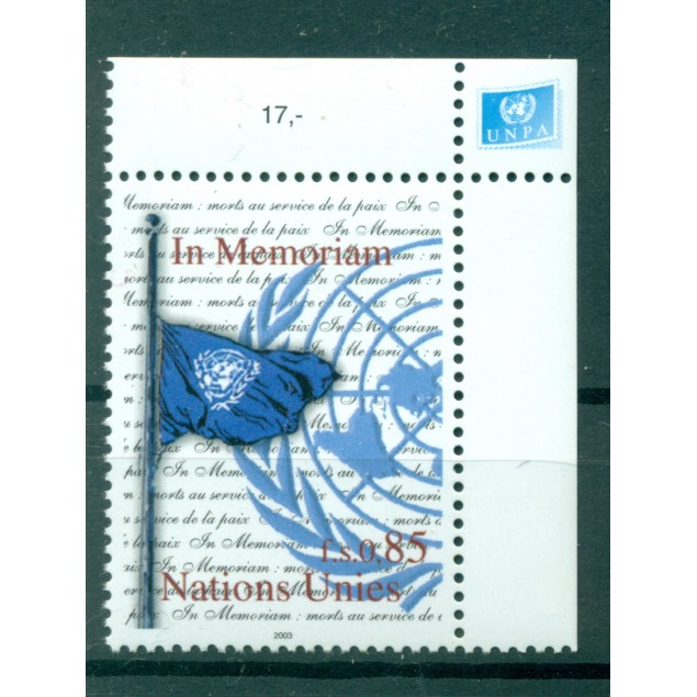 Nations Unies Genève 2003 - Y & T n. 485 -  Série courante