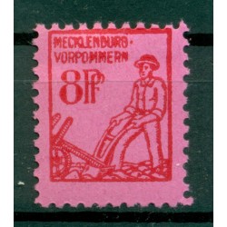 Meclemburgo-Pomerania Anteriore 1945-46 - Michel n. 11 x b - Serie ordinaria (Y & T n. 5)