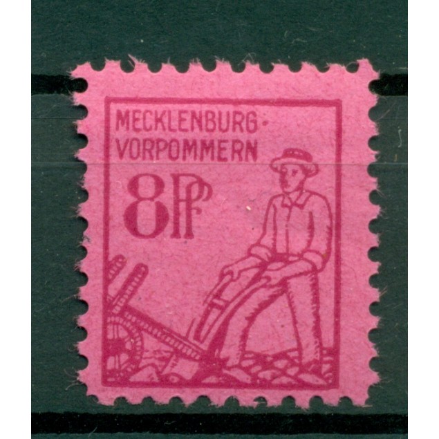 Mecklembourg-Pomeranie 1945-46 - Michel n. 11 x a - Série courante (Y & T n. 5)