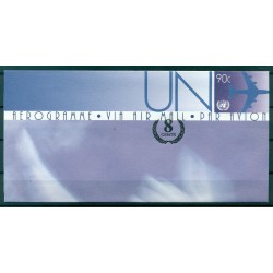 Nations Unies New York  2009 - Poste aérienne. Entier postal 90 centimes