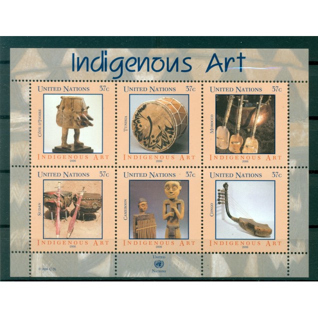United Nations New York 2006 - Y & T n. 978/83 - Indigenous Art