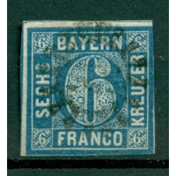 Germany - Bavaria 1861-62 - Y & T n. 11 - Definitive (Michel n. 10 a)