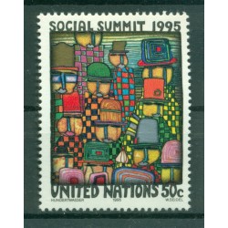 Nations Unies  New York 1995 - Y & T n. 668  -  Sommet Social 1995 (Michel n. 680)