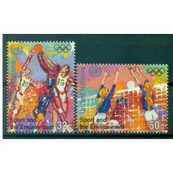 Nations Unies New York 1996 - Y & T n. 704/05 -  Centenaire des Jeux olympiques modernes