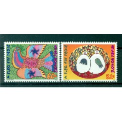 Nations Unies New York 1996 - Y & T n. 706/07 - Plaidoyer pour la Paix (Michel n. 718/19)