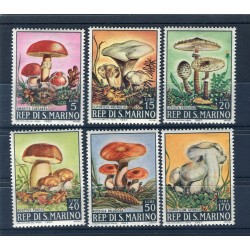 San Marino 1967 - Mi. n. 891/896 - Mushrooms