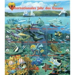 Nazioni Unite Vienna 1998 - Y & T n. 271/82 -  Anno internazionale dell'Oceano (Michel n. 252/63)