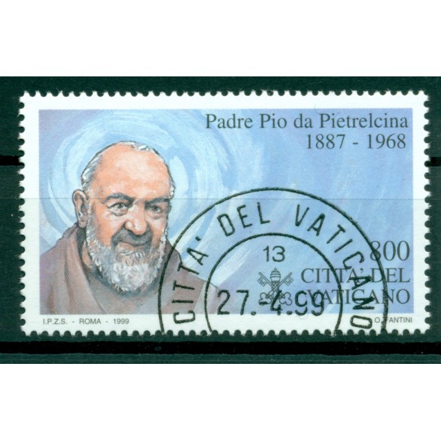 Vatican 1999 - Y & T  n. 1137 - Padre Pio (Michel n. 1279)