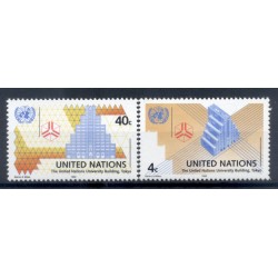Nazioni Unite New York 1992 - Y & T n. 617/18 - Serie ordinaria  (Michel n. 637-39)