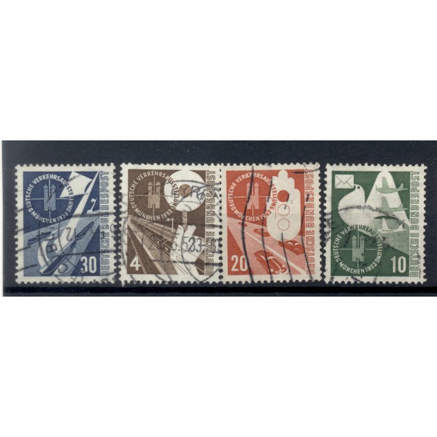 Germania 1953 - Michel n. 167/70 - Fiera dei trasporti di Monaco (Y & T n. 53/56)