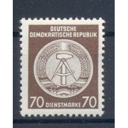 Allemagne - RDA 1955 - Y & T n. 27 timbres de service - Armoiries (Michel n. 27 x)