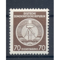 Germania - RDT 1955 - Y & T n. 27 francobolli di servizio - Stemmi (Michel n. 27 x)