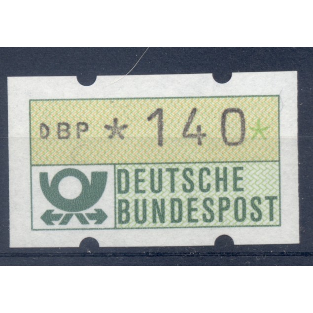 Allemagne  1981 - Michel n. 1.1.h.u - Timbre de distributeur 140 pf. (Y & T n. 1)