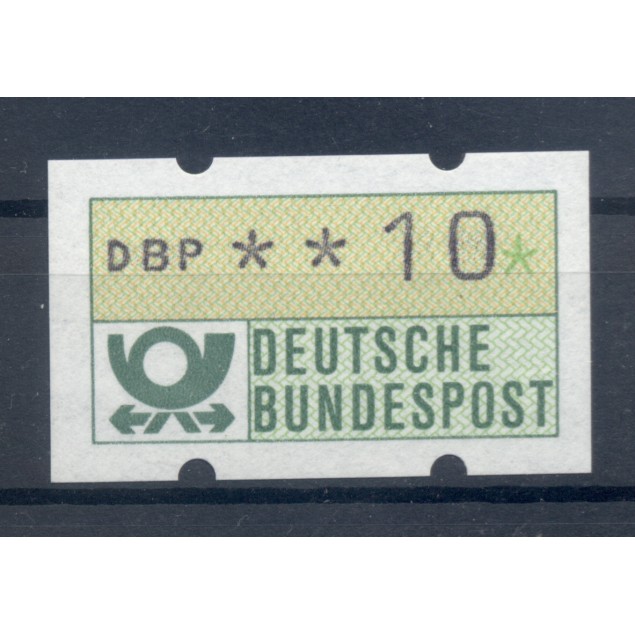 Germany 1981 - Michel n. 1.1.h.u - Variable value stamp 10 pf. (Y & T n. 1)