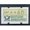Germany 1981 - Michel n. 1.1.h.u - Variable value stamp 60 pf. (Y & T n. 1)