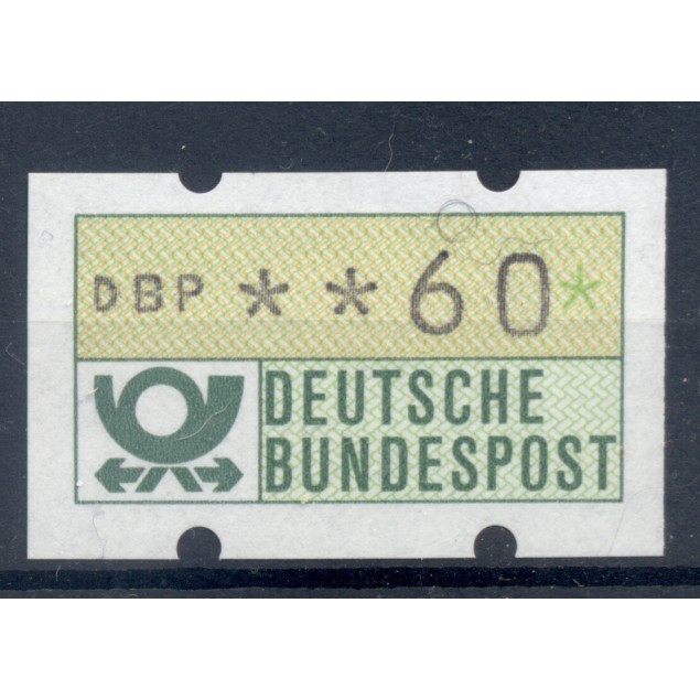 Germany 1981 - Michel n. 1.1.h.u - Variable value stamp 60 pf. (Y & T n. 1)