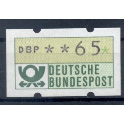 Allemagne  1981 - Michel n. 1.1.h.u - Timbre de distributeur 65 pf. (Y & T n. 1)