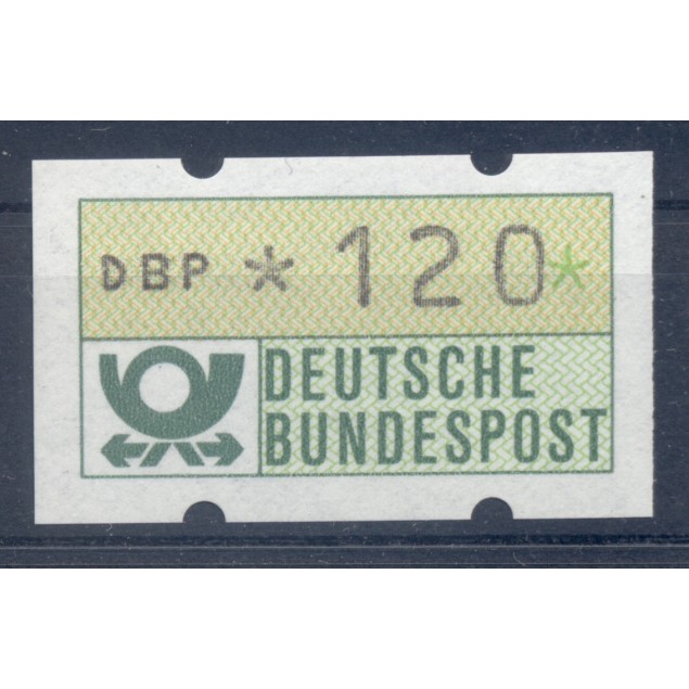 Germany 1981 - Michel n. 1.1.h.u - Variable value stamp 120 pf. (Y & T n. 1)