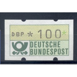 Allemagne  1981 - Michel n. 1.1.h.u - Timbre de distributeur 100 pf. (Y & T n. 1)